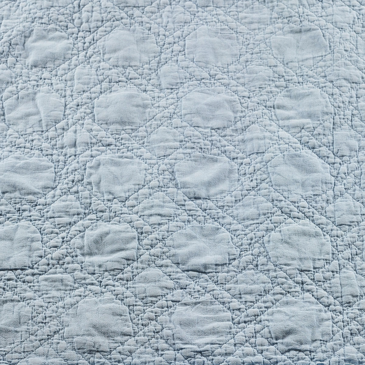 Bianca Hayes Soft Blue Bedspread - Luxurious & Breathable Cotton Bedding for Master Bedroom & Guest Room Decor