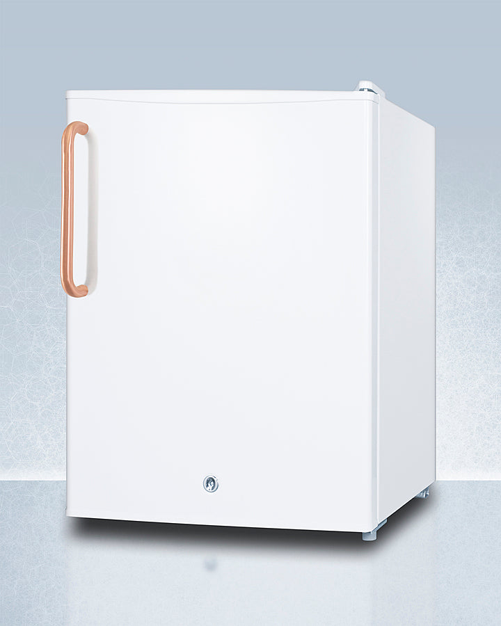 Accucold FF28LWHTBC Compact All Refrigerator with Antimicrobial Pure Copper Handle - Perfect for Dorms, Offices, and Small Apartments
