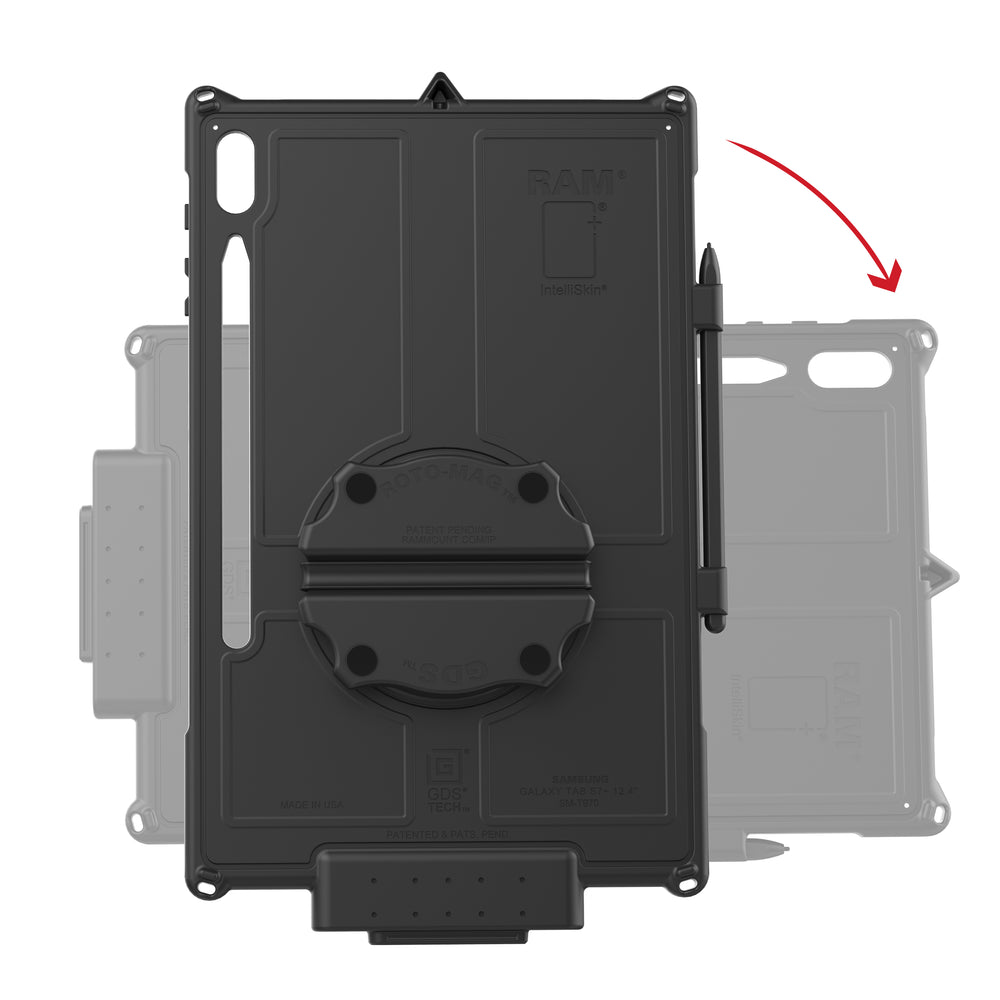 GDS® Roto Mag™ 3-in-1 Camera Accessory Kit with Grip Handle, Hand Strap & Strong Magnets - Perfect for DSLR, Mirrorless & Action Cameras - Ideal for Vlogging, Travel & Outdoor Photography (RAM GDS ROTO2U)