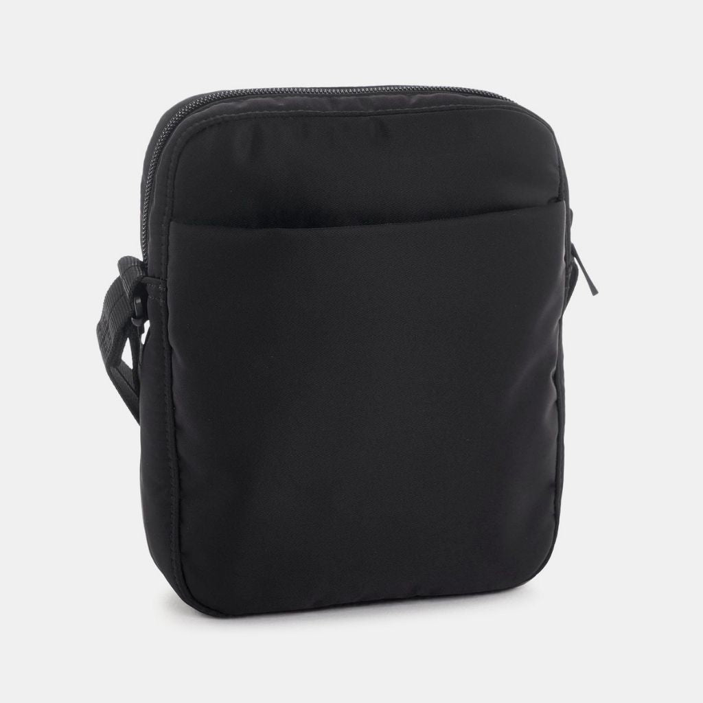 Hedgren Rush Compact Crossover RFID Anti-Theft Bag - Stylish Black Crossbody Purse for Travel, Work & Everyday Use