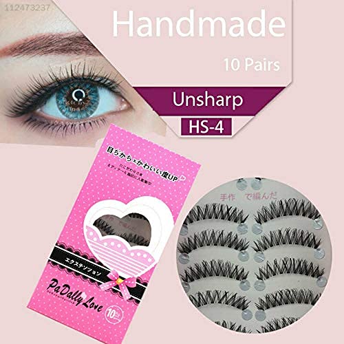 Ubersweet® 10 Pairs 6D40 False Eyelashes - Natural & Fluffy Volume Lashes for Dramatic Eye Makeup | Perfect for Parties, Weddings, and Special Occasions