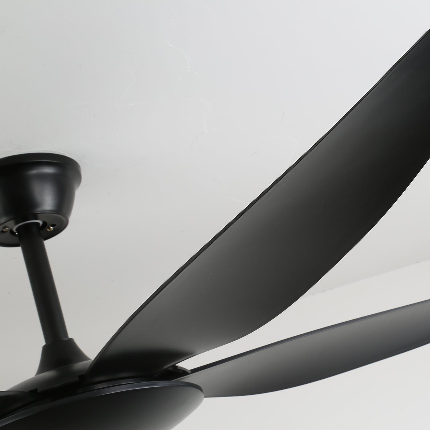 Aeron Noir Ceiling Fan with Remote Control - 52 Inch Modern Black Ceiling Fan with LED Light - Quiet Reversible Motor for Bedroom, Living Room, and Outdoor Patio Use