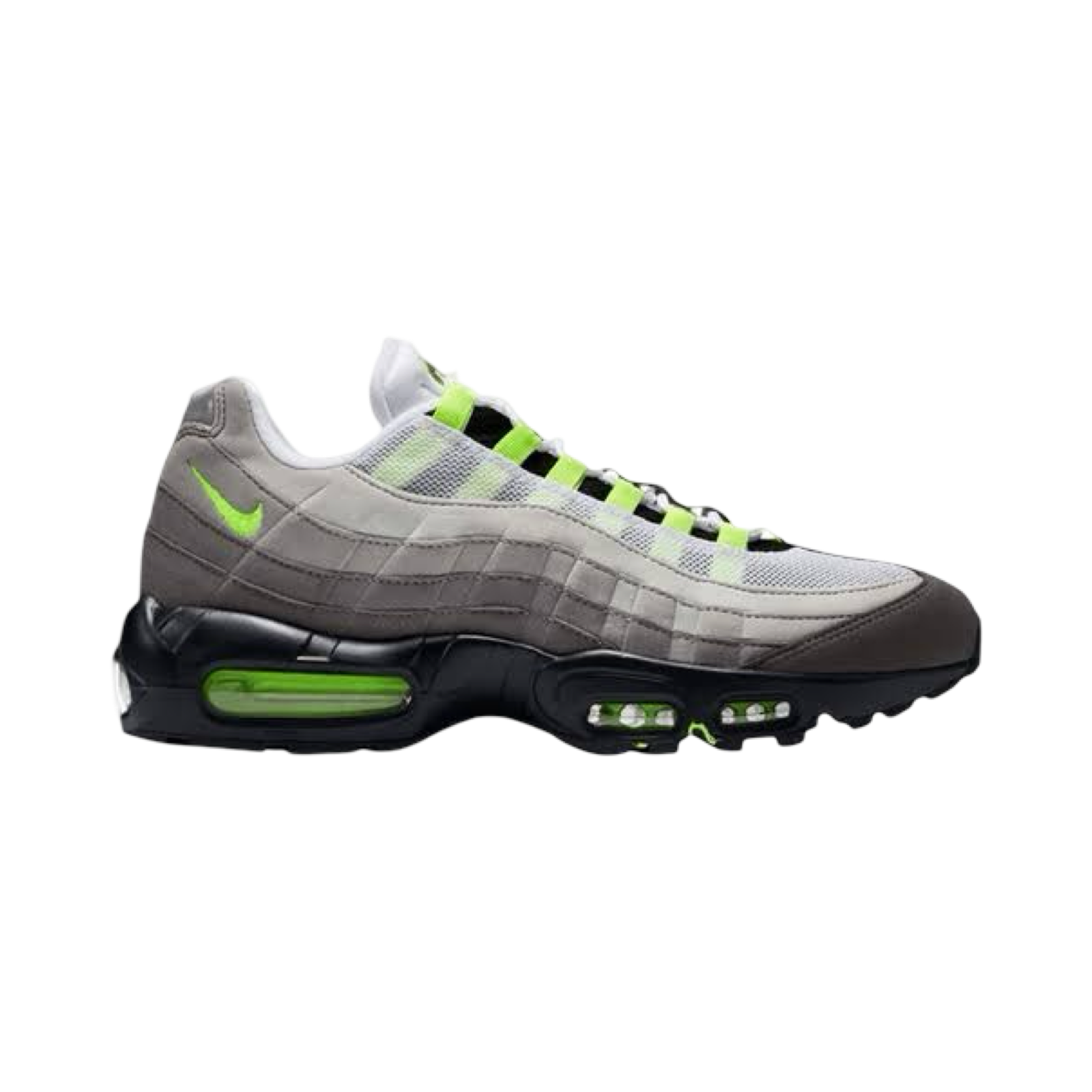Nike Air Max 95 Classic Neon Running Shoes - Retro Sneakers with Air Cushioning for Men | Perfect for Jogging, Gym Workouts & Street Style Fashion