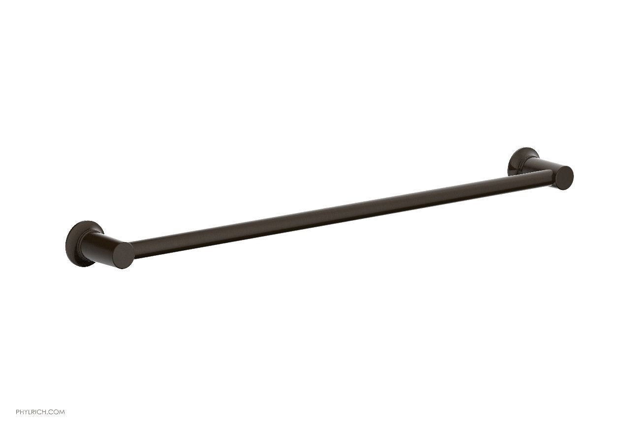 HEX MODERN 24-Inch Towel Bar 501 71 - Brushed Nickel Bathroom Towel Rack for Hand & Bath Towels - Perfect for Bathroom, Spa, and Guest Room Decor