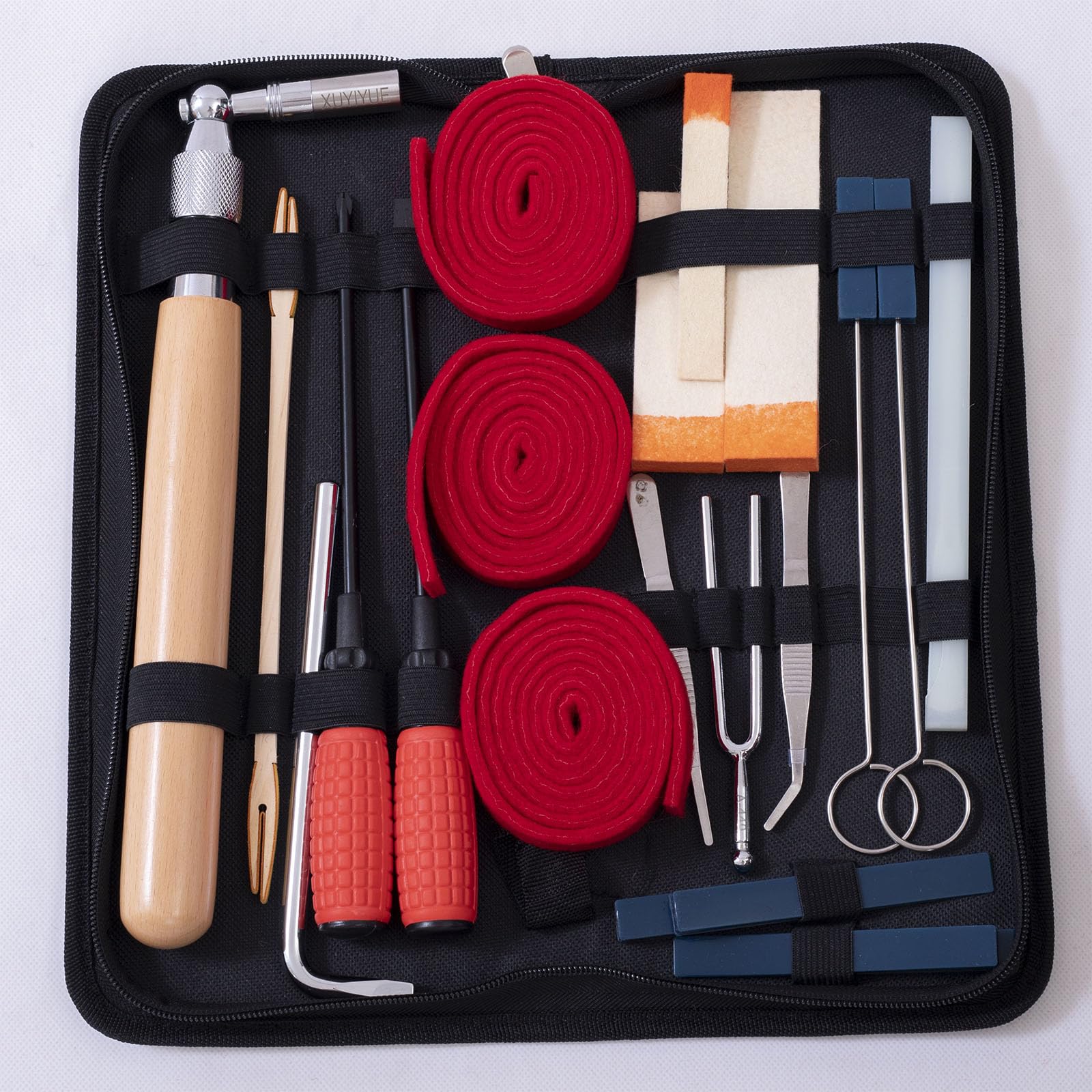 Professional Piano Tuning Kit - Retractable Wrench for Upright & Grand Pianos - Home Repair & Maintenance
