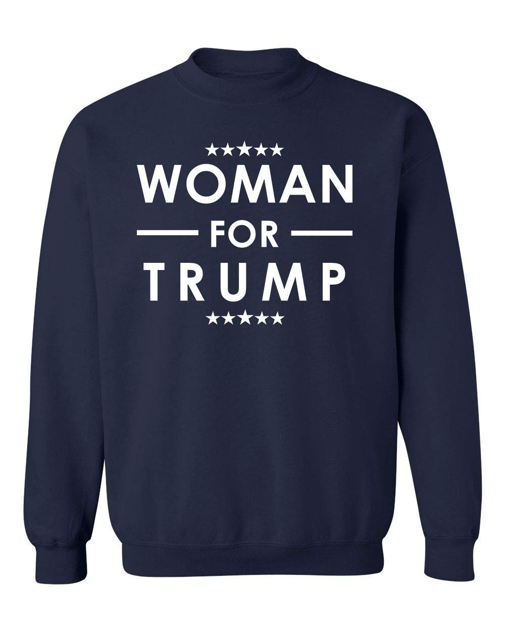 Kropsis Women's Trump Support Political Crewneck Sweatshirt - Patriotic Conservative Apparel for Campaign Rallies & Election Events