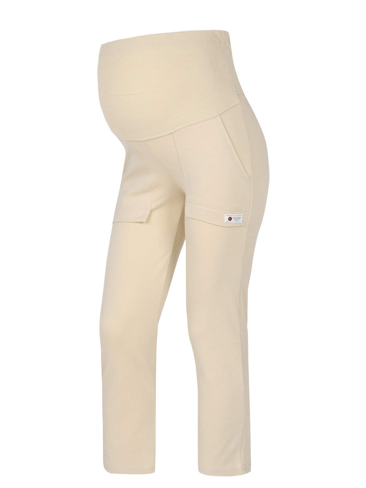 **Maternity Pants for Women - High Waist Wide Leg Trousers, Adjustable Pregnancy Leggings - Comfortable Casual Wear for Work, Travel & Everyday Use**