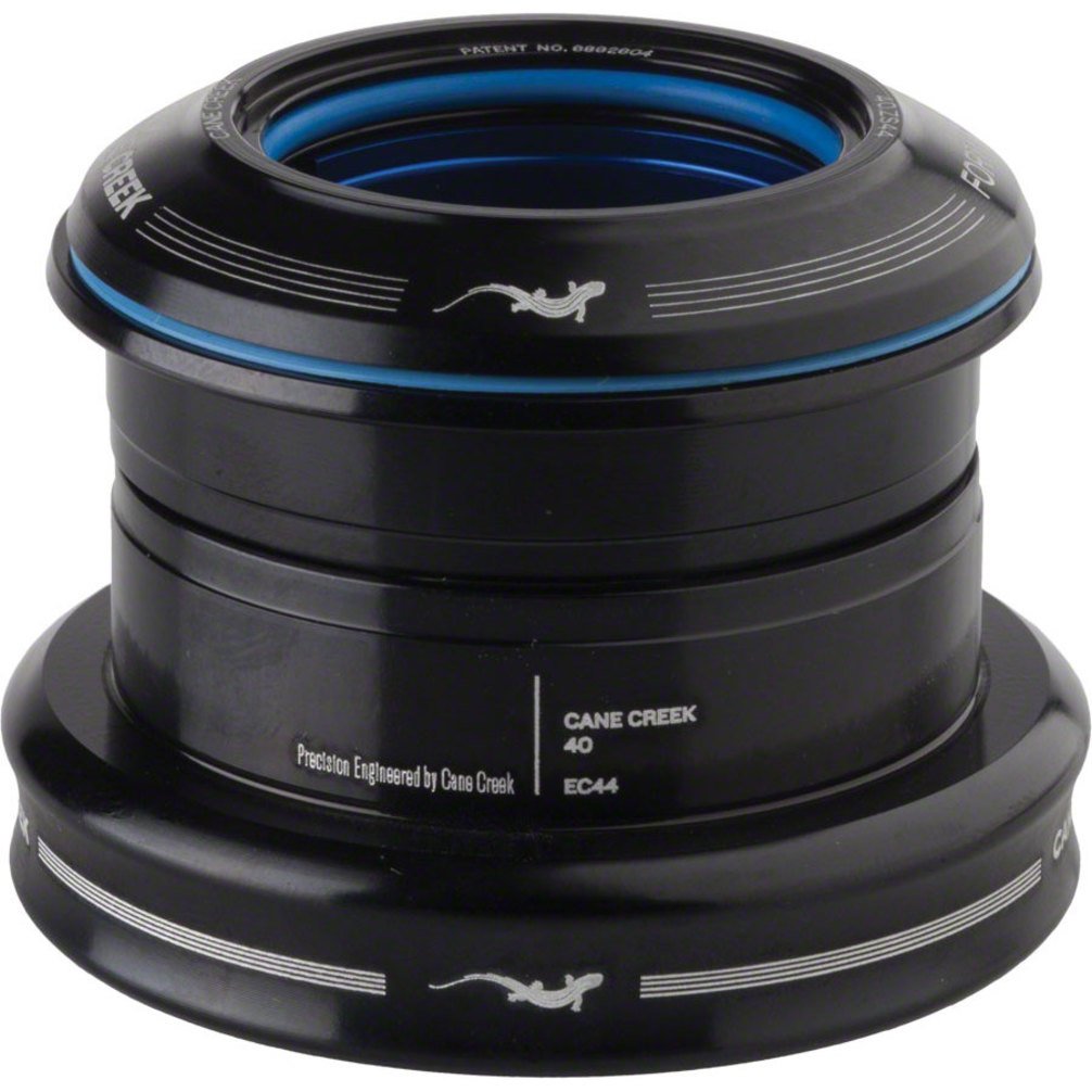 Cane Creek 40 ZS44/28.6 EC44/30 Black Bicycle Headset - Premium Mountain & Road Bike Headset for Smooth Steering & Durability - Perfect for MTB, Gravel & Cyclocross Bikes