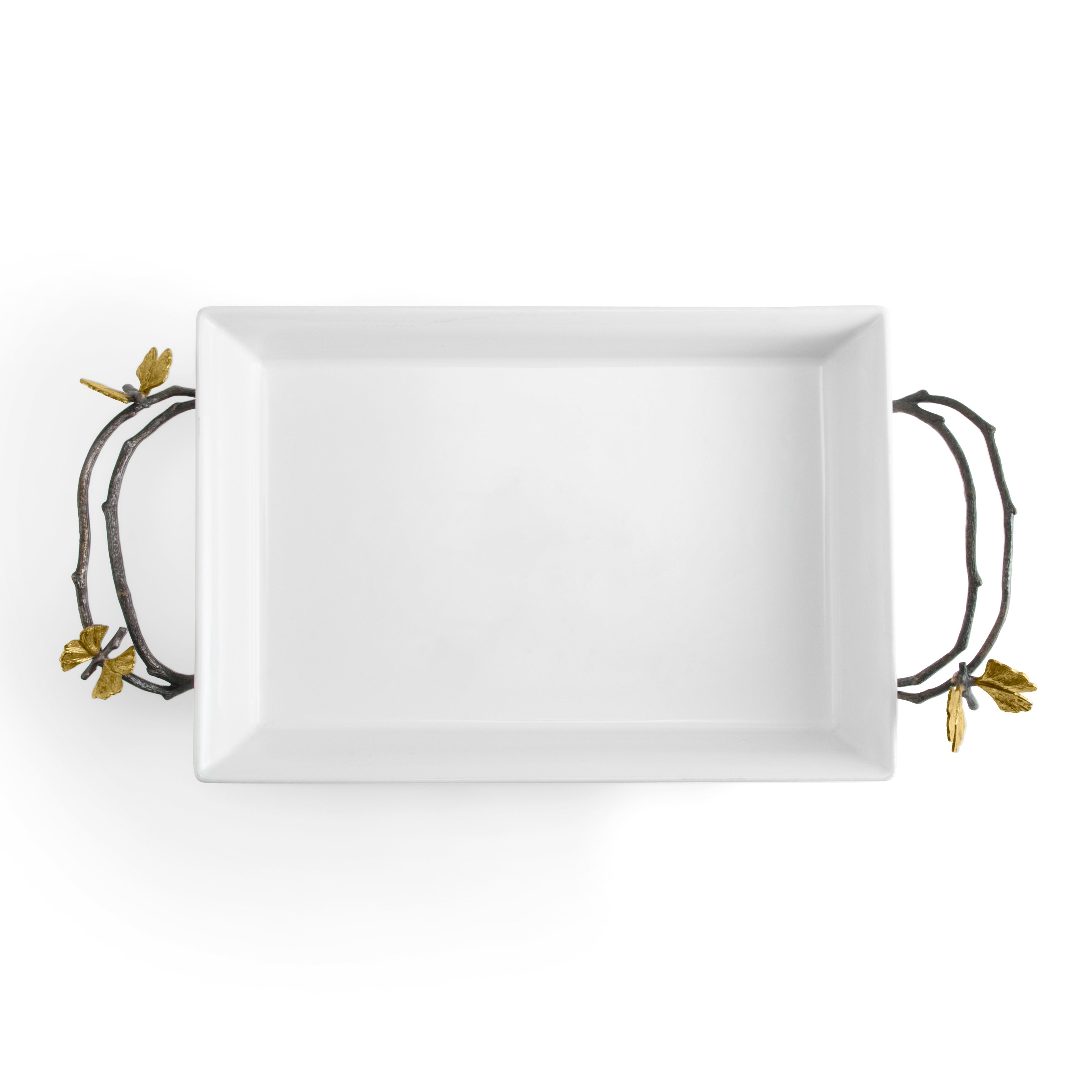 Butterfly Ginkgo Casserole Dish - 3.5QT Ceramic Baking Pot with Lid - Oven & Stovetop Safe - Perfect for Soups, Stews & Casseroles - Elegant Serving Dish for Family Dinners & Holiday Meals