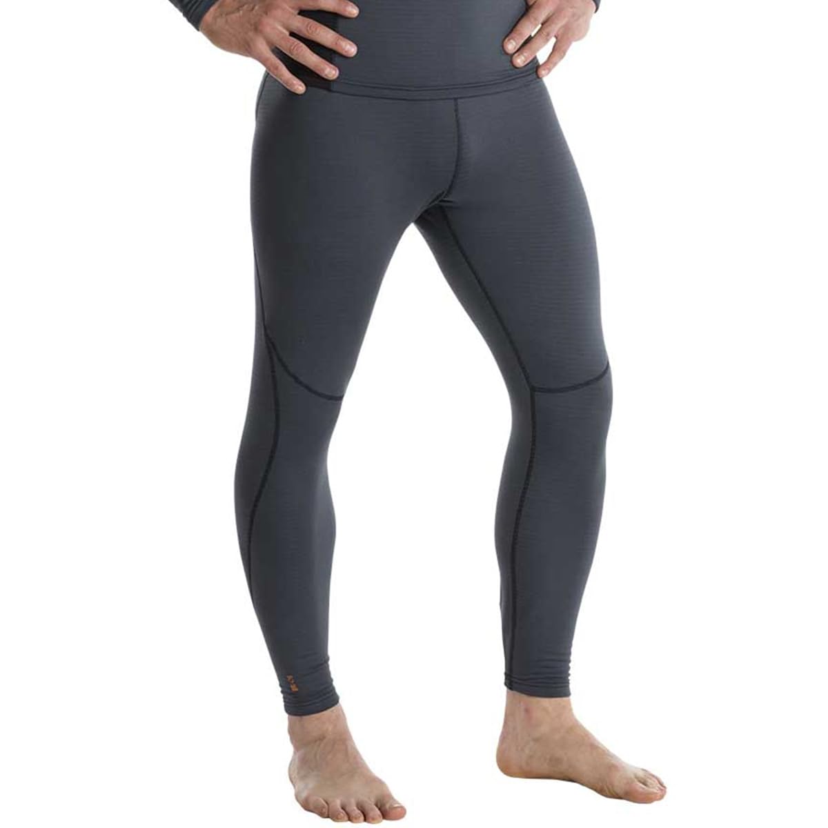 Fourth Element J2 Leggings for Men - Grey & Black Thermal Base Layer | Scuba Diving, Surfing & Cold Weather Activities