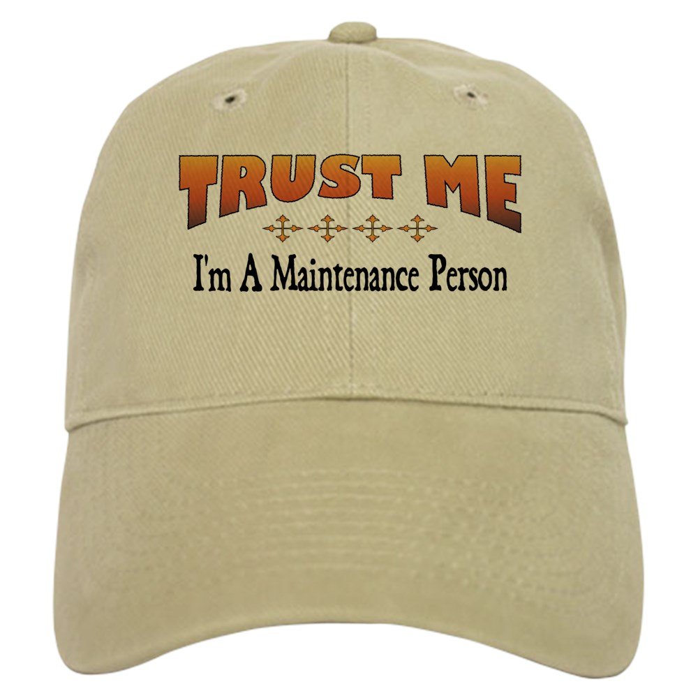 Trust Maintenance Person Baseball Cap - Adjustable Dad Hat for Construction Workers & Engineers | Perfect for Work, Outdoor Activities & Gifts