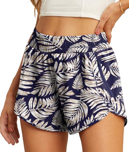 Fp Dark Blue Palm Leaf