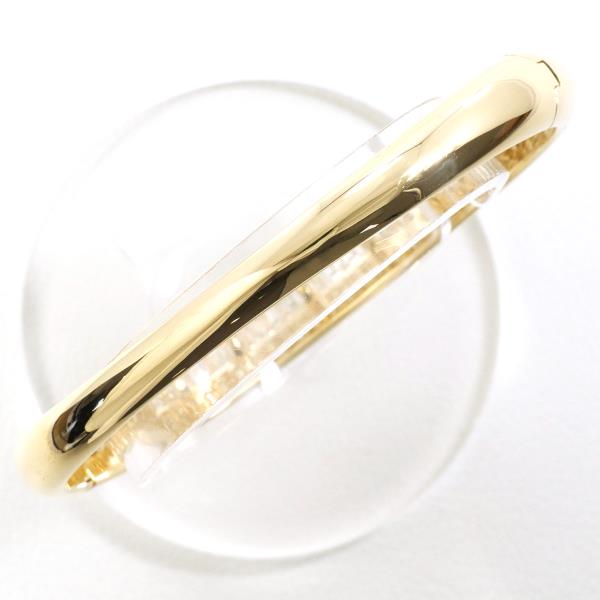 18K Yellow Gold Diamond Bangle Bracelet 17cm - Elegant Women's Jewelry Gift for Anniversary, Wedding & Special Occasions