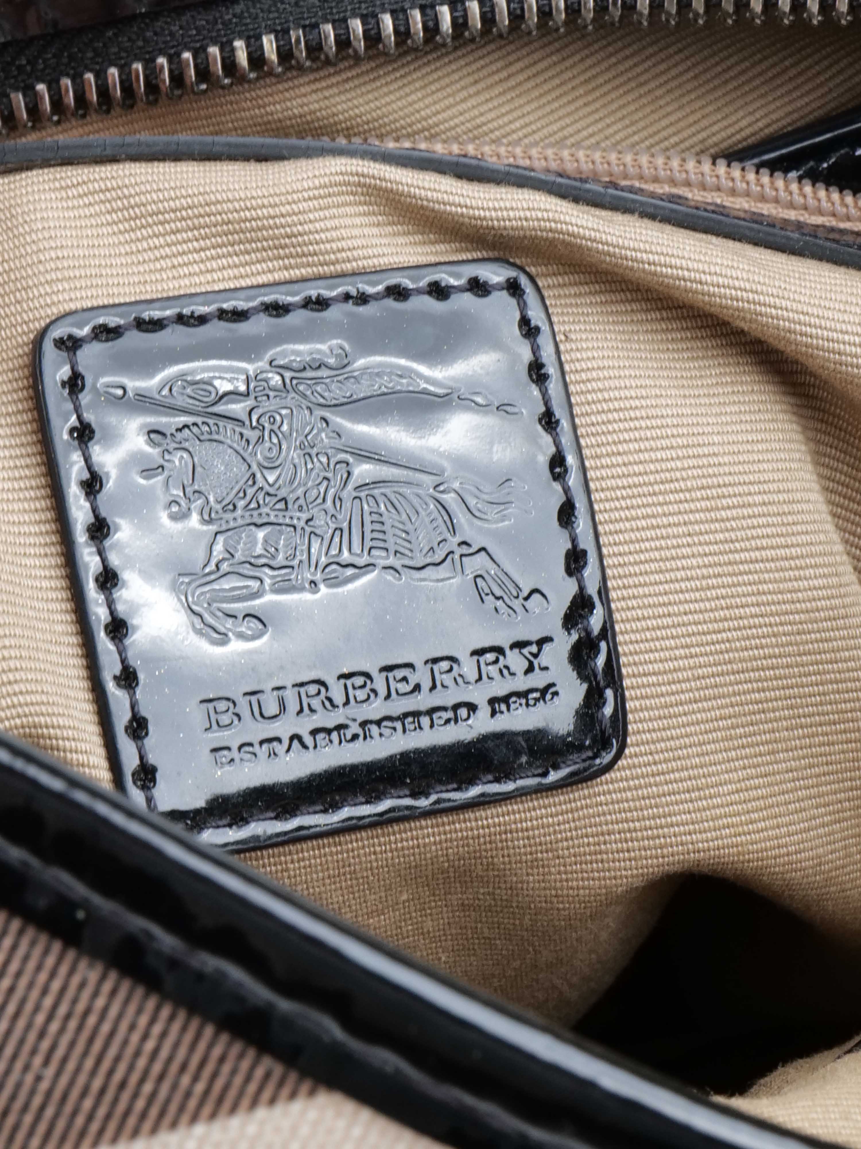 Burberry Haymarket Check Shoulder Tote Bag - Luxury Designer Handbag for Women | Perfect for Work, Travel & Everyday Use