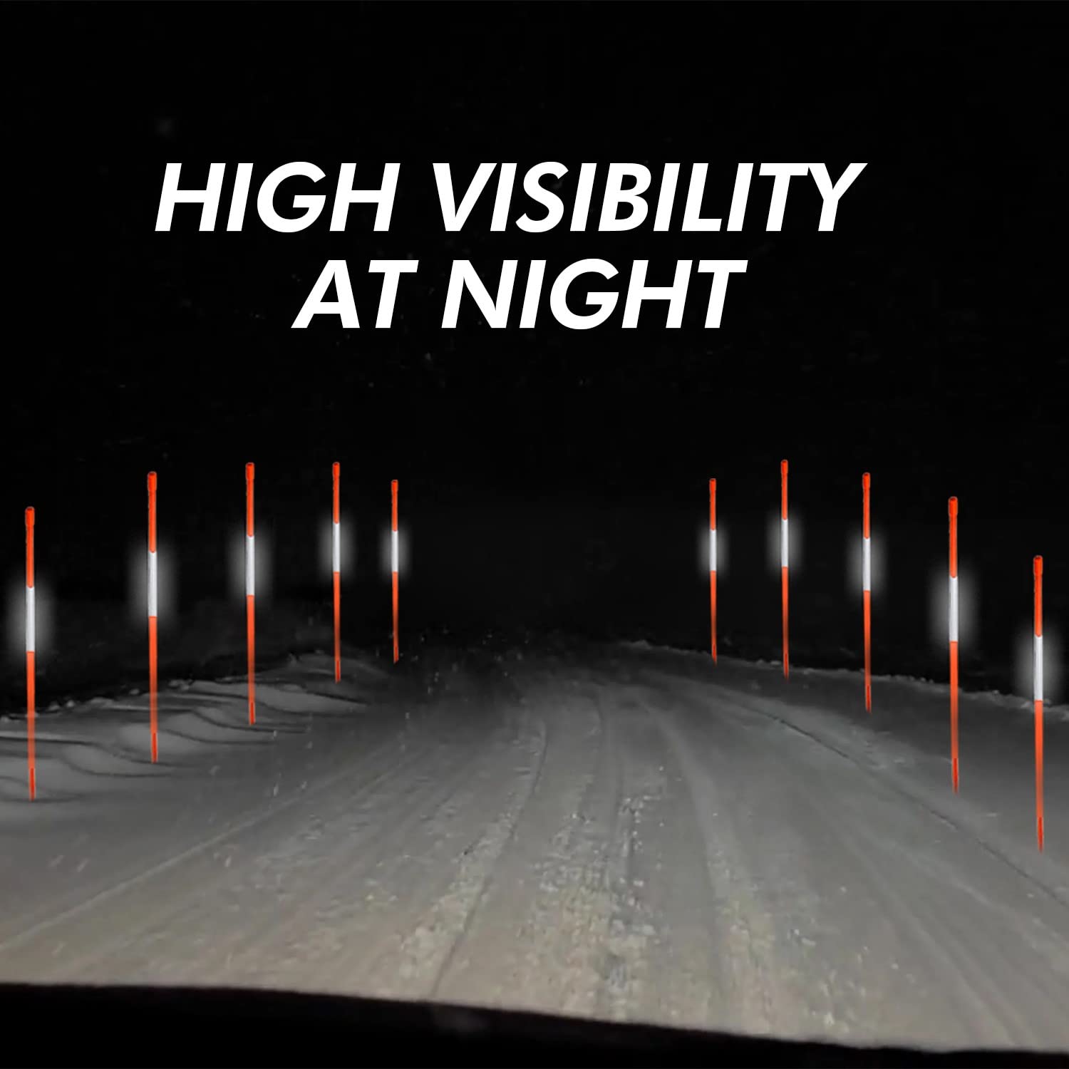 4ft Pro Snow Stakes - 48