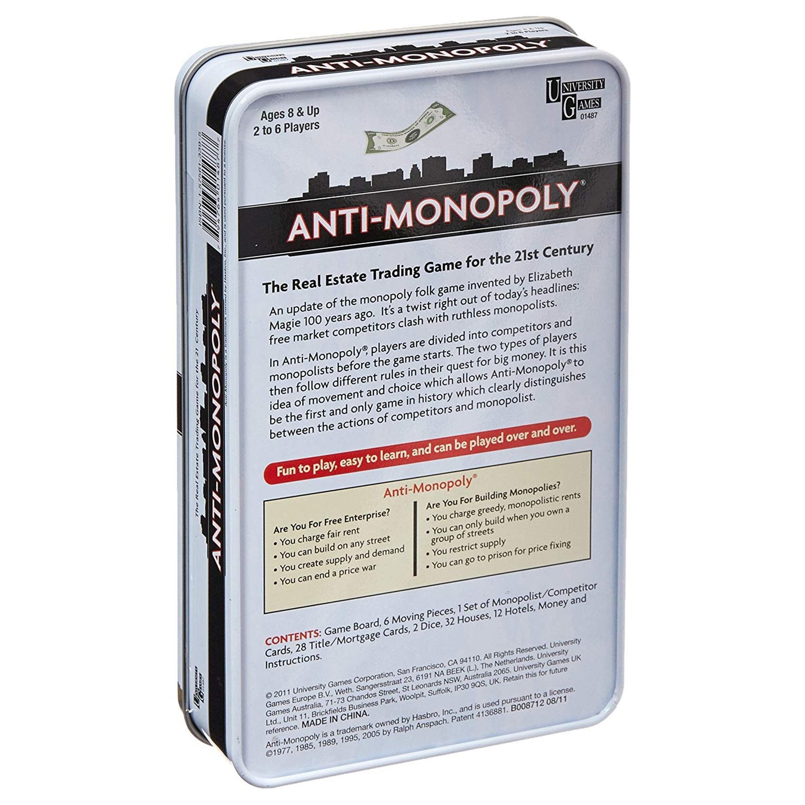 Anti-Monopoly Real Estate Trading Board Game - Family Strategy Game for Kids & Adults - Perfect for Game Nights & Educational Fun