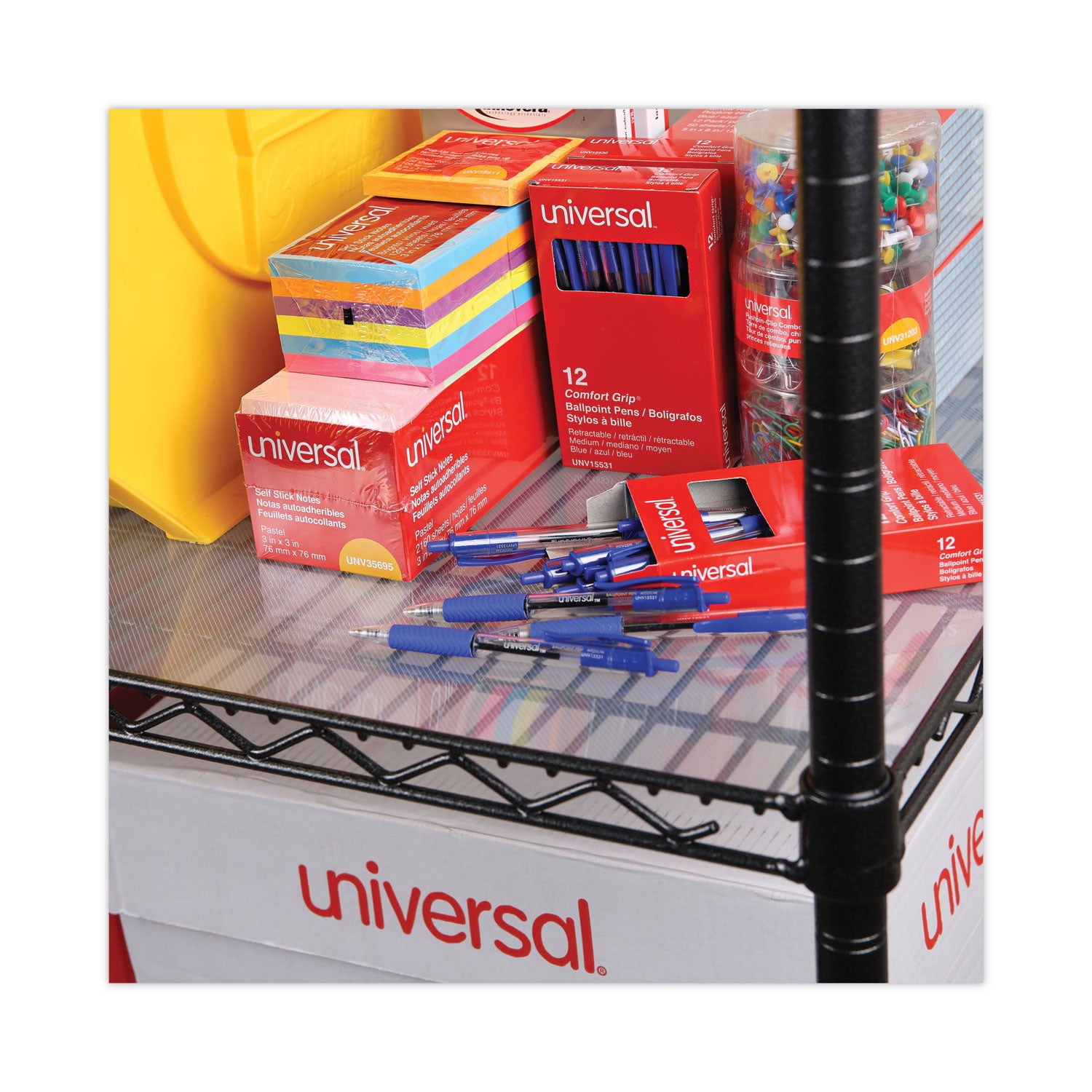 Alera® Clear Plastic Shelf Liners for Wire Shelving - 36