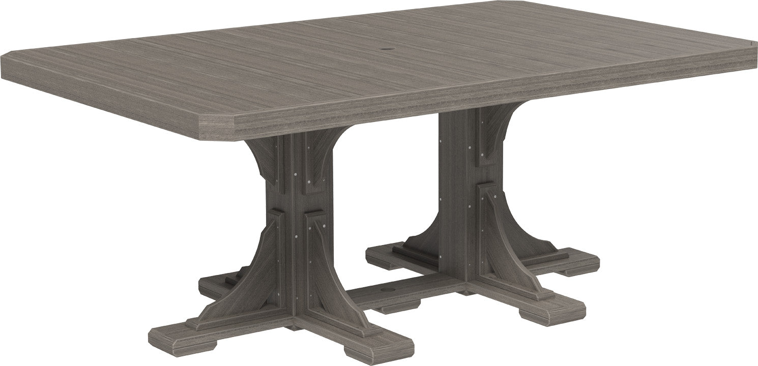 LuxCraft 4' x 6' Rectangular Dining Table - Perfect for Family Meals, Dinner Parties & Kitchen Gatherings