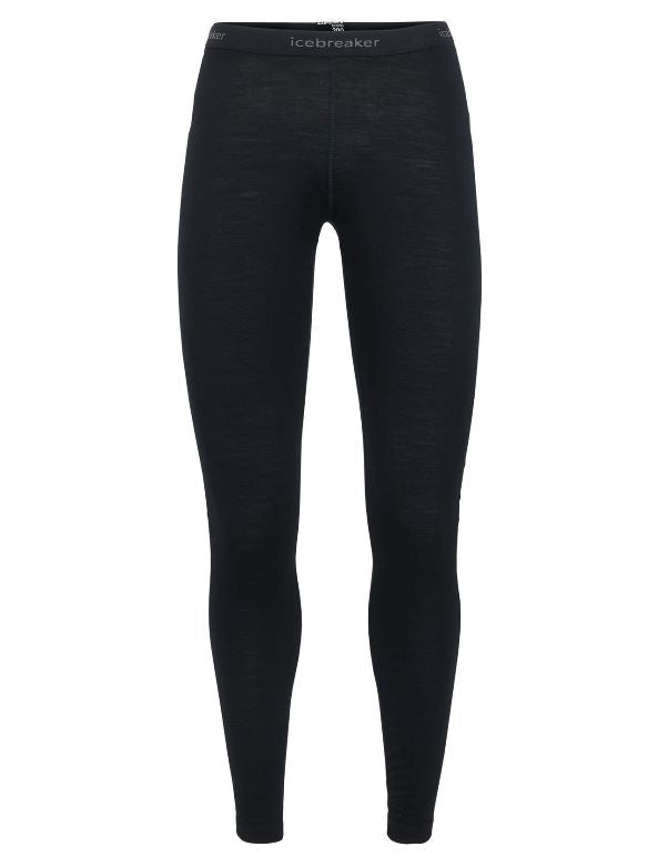 Icebreaker 200 Oasis Legging for Women - Merino Wool Base Layer, High Waist Yoga Pants for Hiking, Running & Cold Weather Outdoor Activities