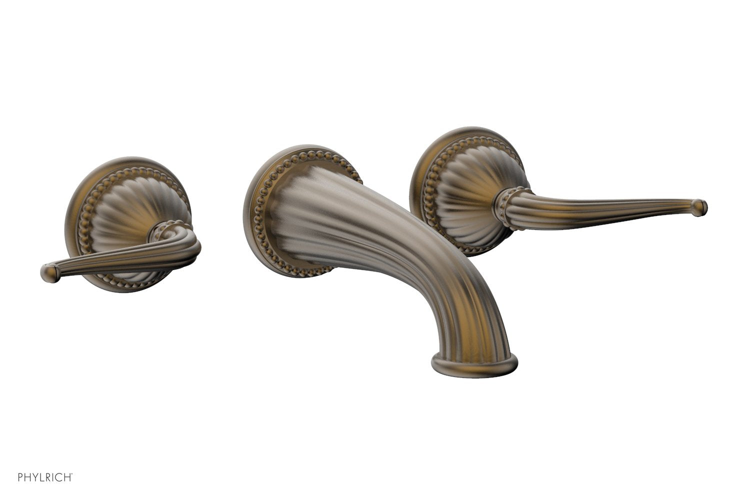 GEORGIAN & BARCELONA Wall Mounted Tub Faucet Set with Lever Handles K1141 - Perfect for Bathroom Renovation and Modern Home Decor