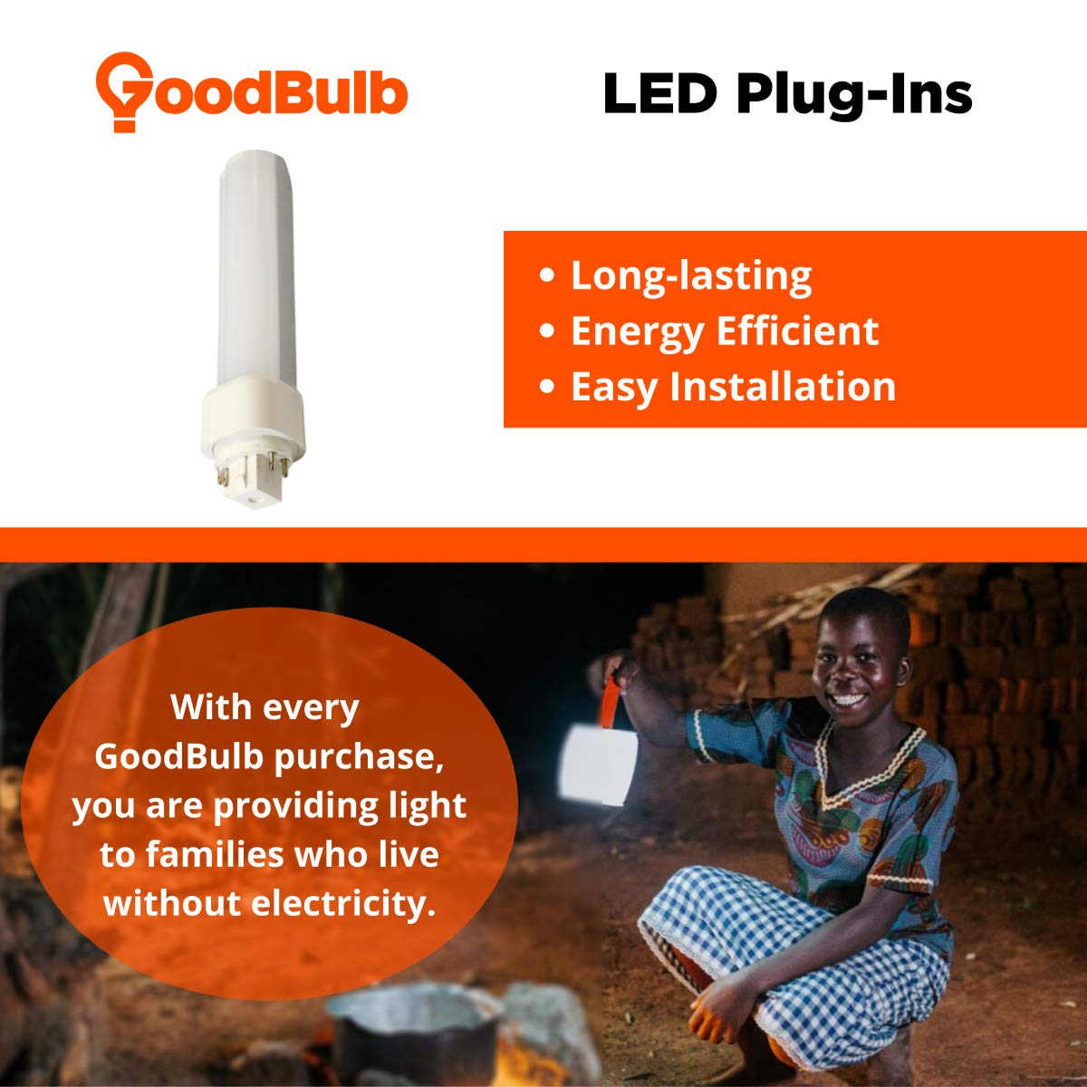 GoodBulb 13W LED Plug-in Light Bulbs - 9W Type A 4 Pin G24Q Base 3000K Warm White - 950 Lumens High Output - 120° Beam Angle - 10 Pack - Perfect for Commercial Lighting, Offices, and Retail Spaces