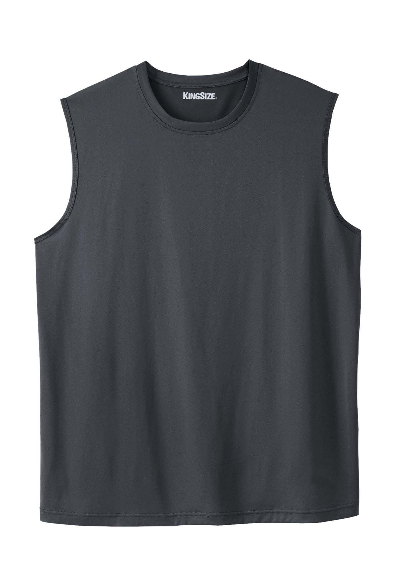 KingSize Men's Big & Tall No Sweat Muscle Tee - Comfortable Cotton Shirt for Tall Men - Perfect for Gym, Workout & Casual Wear