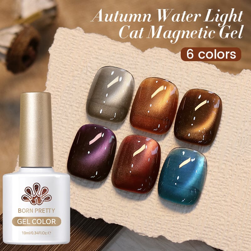 Magnetic Gel Polish for Nails - Water Light Cat Design (MY78, MY83) - 10ml Long-Lasting Nail Art for Salon & Home Manicures