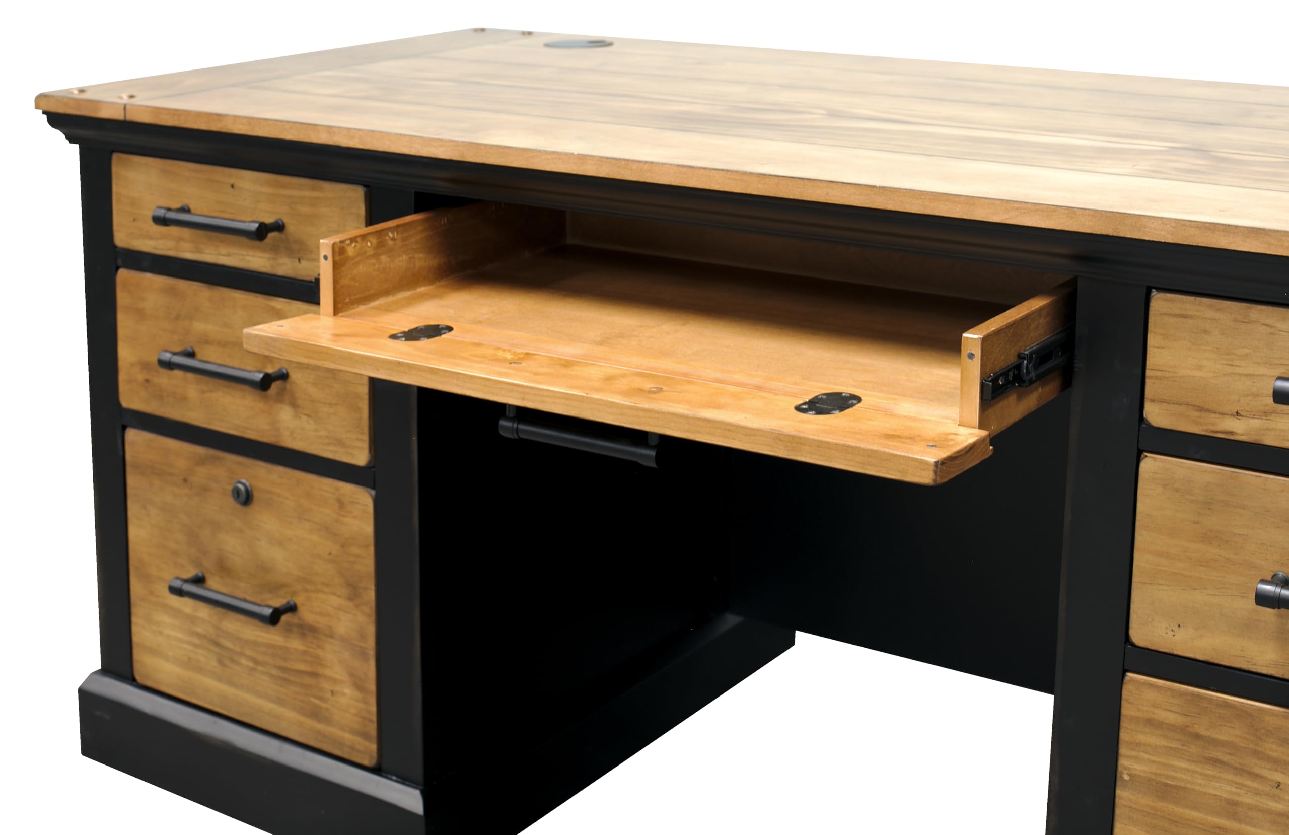 Martin Furniture Double Pedestal Desk - 60