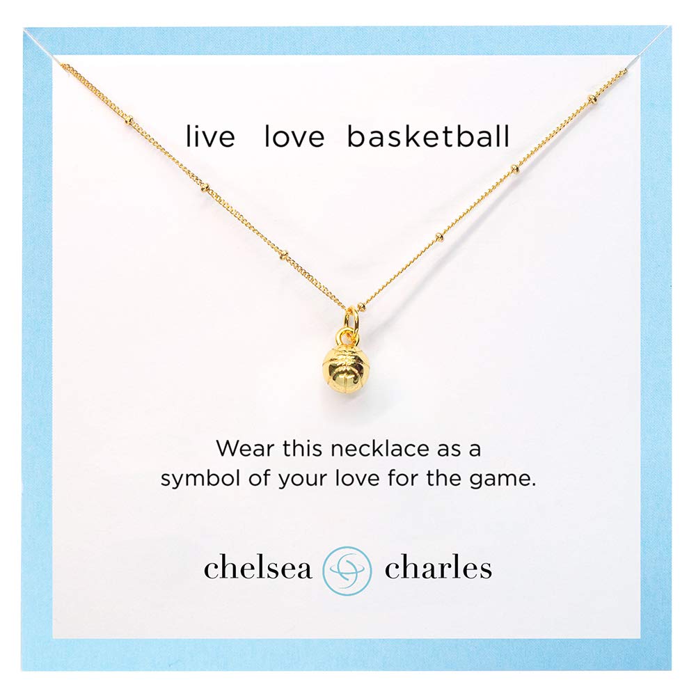 Chelsea Charles Women's Sports Charm Necklace - Elegant Jewelry for Athletes & Fitness Lovers - Perfect for Running, Yoga & Gym Workouts