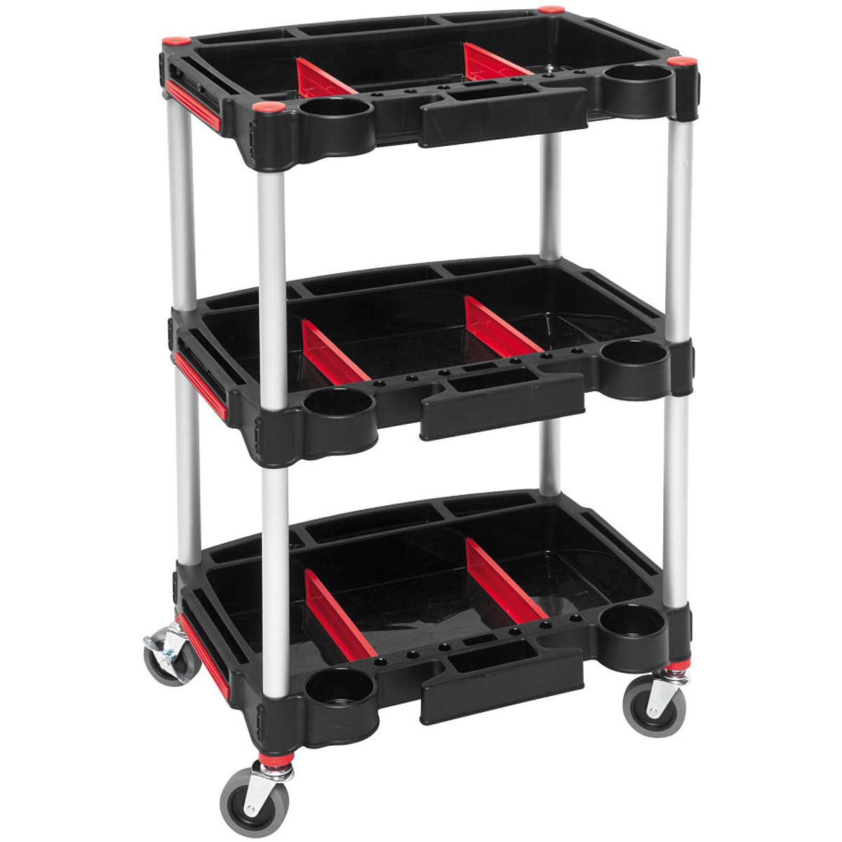 BikeMaster Heavy-Duty Multipurpose Utility Cart - Perfect for Garage, Workshop, Warehouse & Outdoor Use