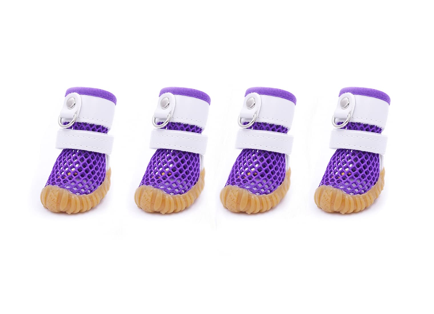 **Breathable Mesh Dog Boots - Non-Slip Paw Protector for Indoor & Outdoor Use - Summer & Spring Pet Shoes for Small & Large Dogs - Perfect for Hiking, Walking & Hot Pavement**