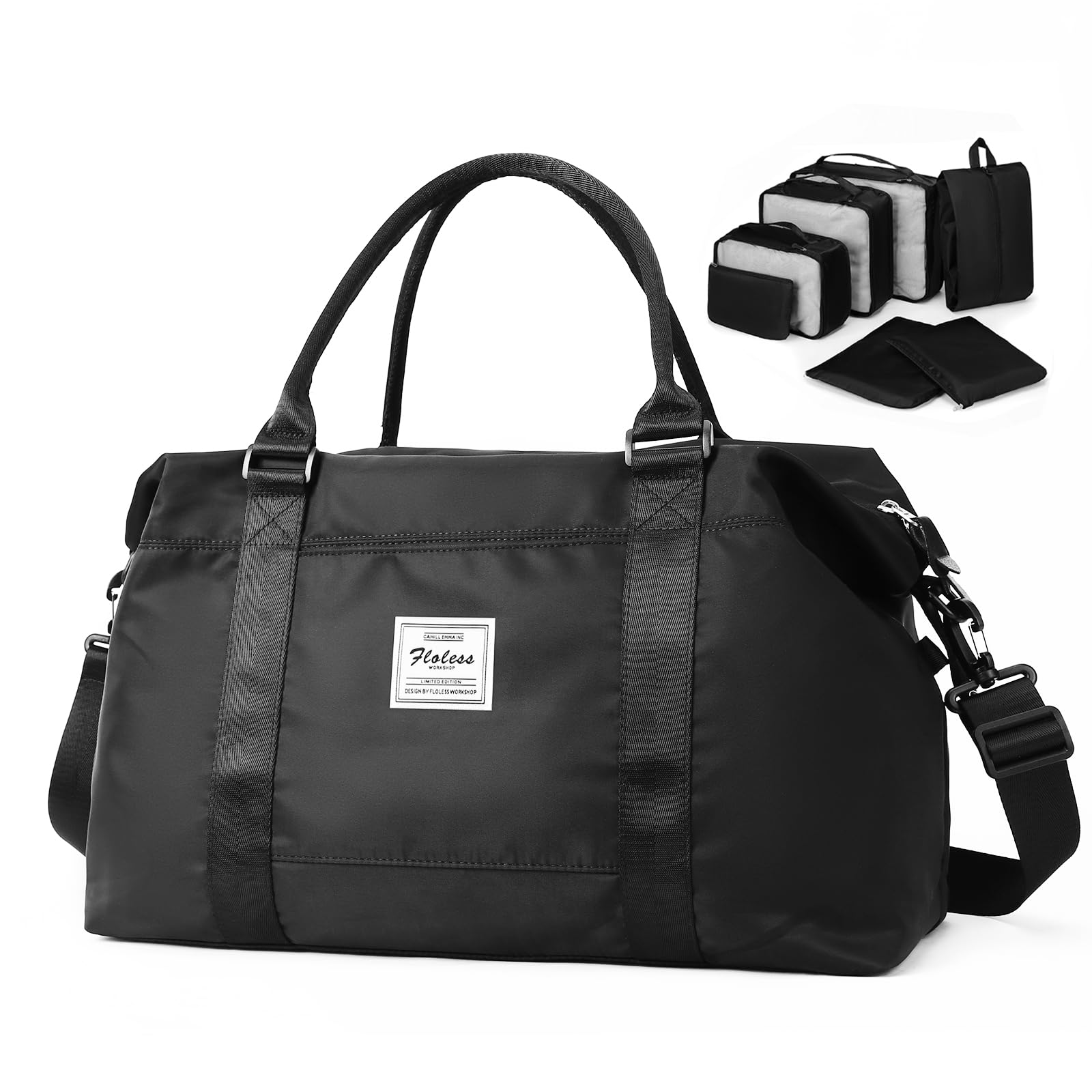 Best Travel Duffel Bag for Women - Lightweight Sports Tote & Gym Bag with Shoulder Strap - Perfect for Weekend Getaways, Overnight Trips & Workout Sessions