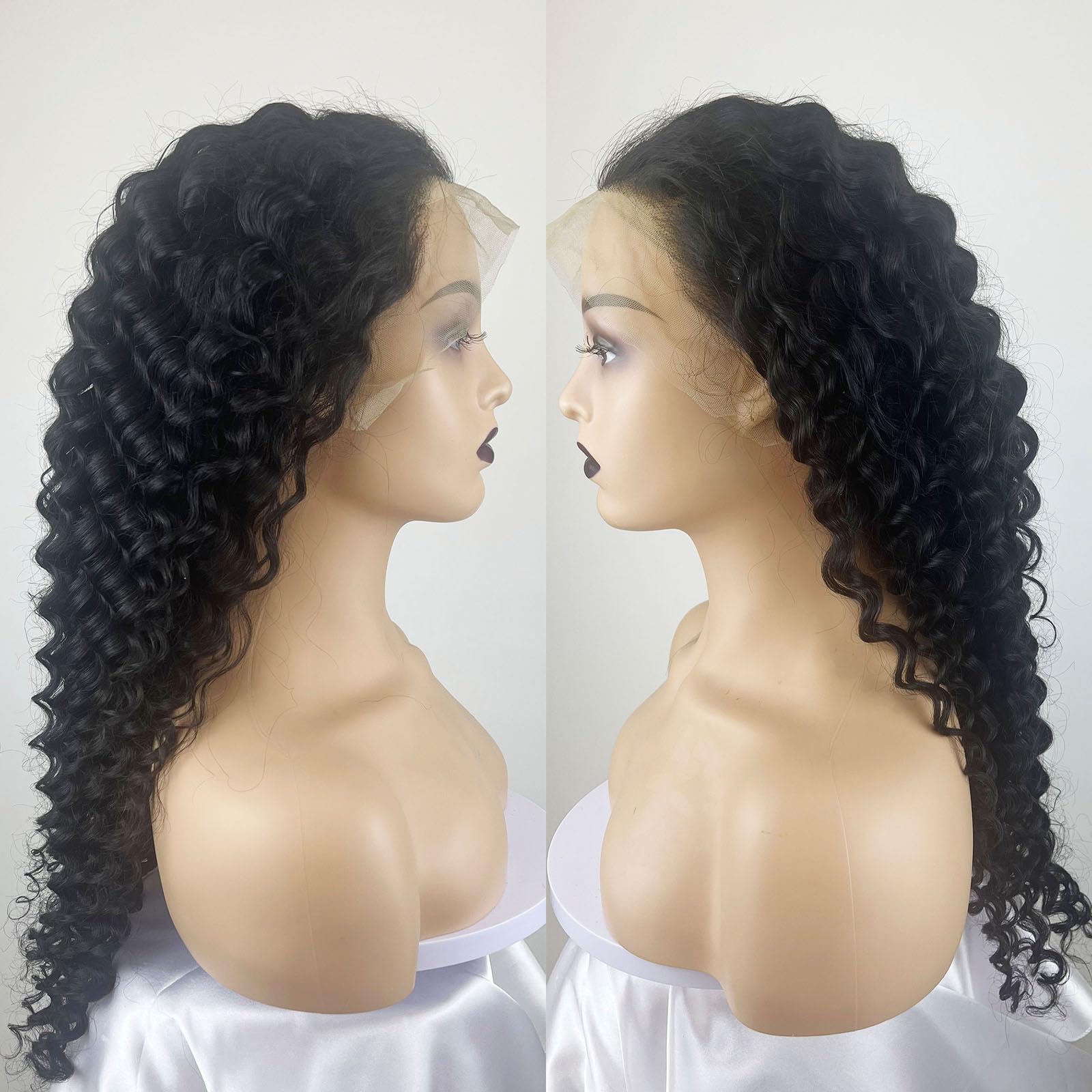 30 Inch 200% Density 13x4 Deep Wave Lace Front Human Hair Wig - Pre Plucked with Baby Hair for Black Women | Perfect for Daily Wear, Parties & Special Occasions