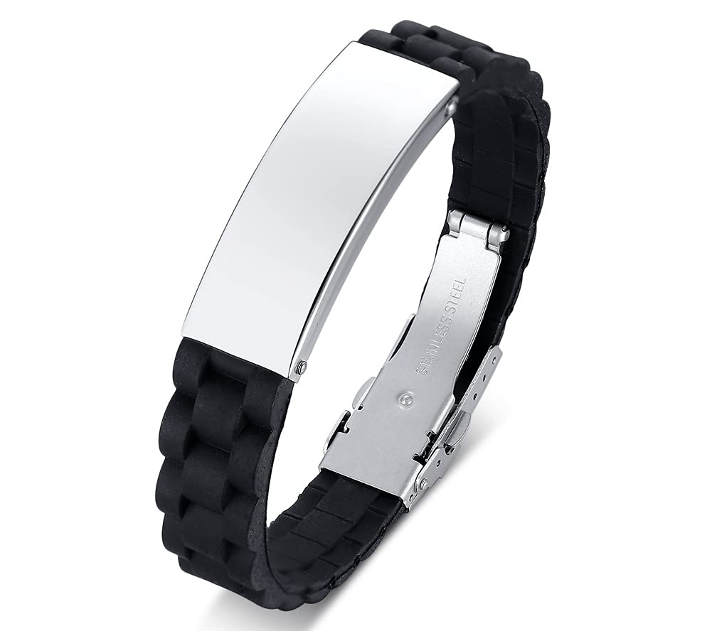 Stainless Steel Love Bracelet for Son - Graduation Birthday Gift