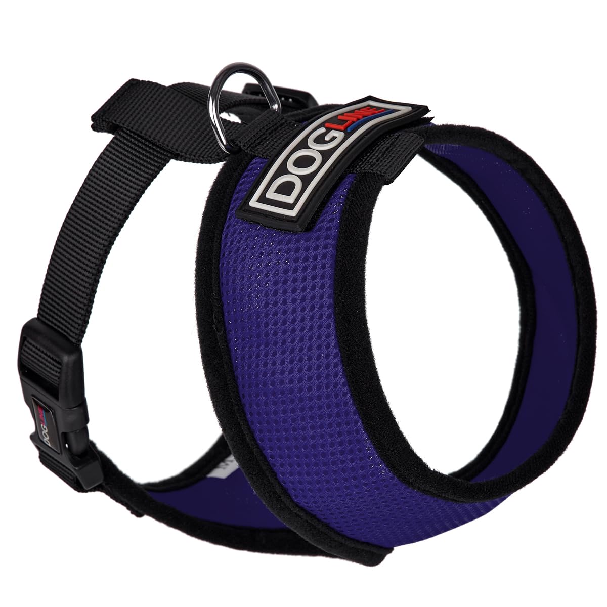 Premium Nylon Mesh Dog Harness - Large Size, Lavender Color - Comfortable & Durable Pet Walking Gear for Outdoor Adventures & Daily Walks