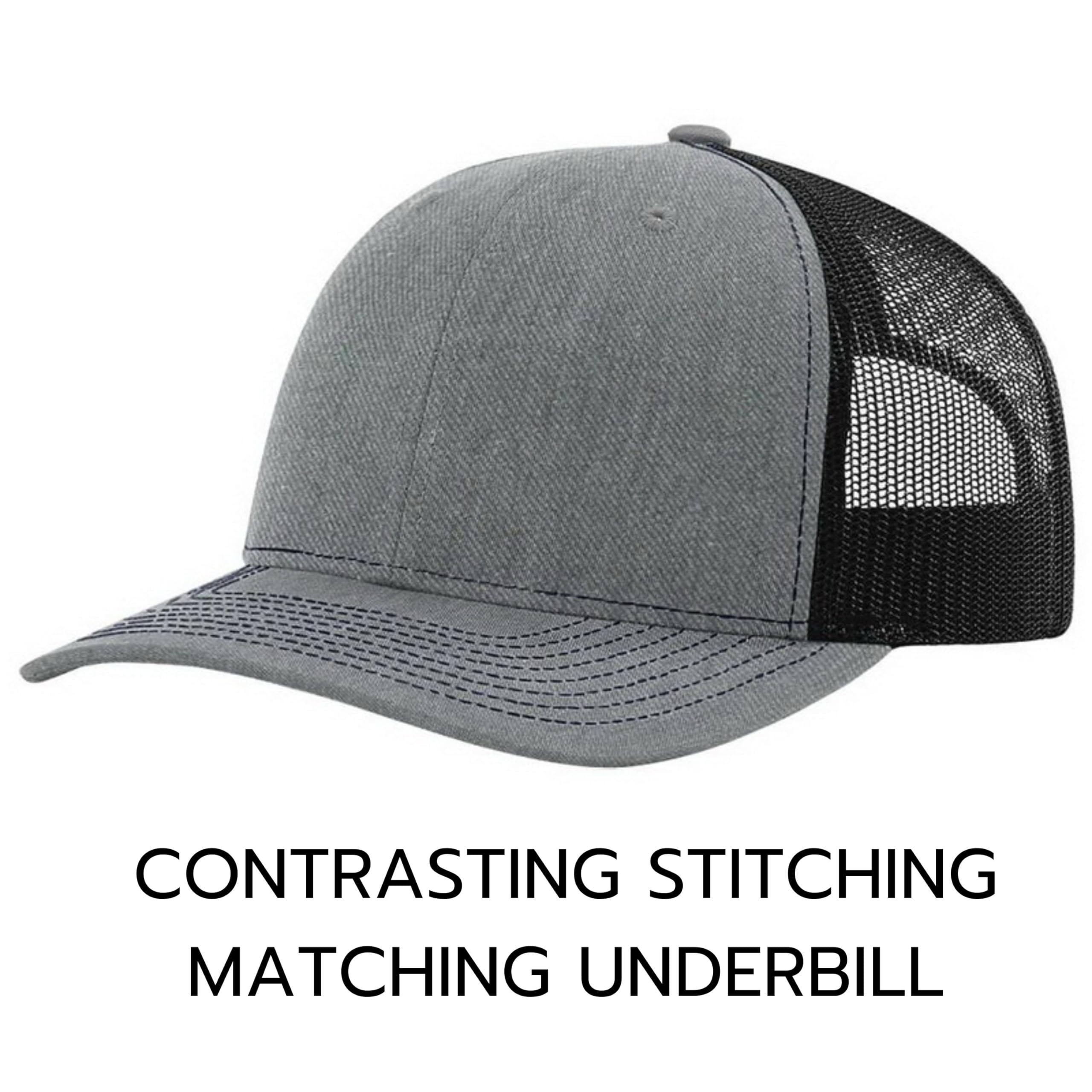 World's Best Grandpa Hat - Premium Richardson 112 Trucker Cap - Unique Gifts for Grandfather from Grandkids - Perfect for Father's Day, Christmas & Birthday - Ideal for Outdoor Activities & Family Gatherings