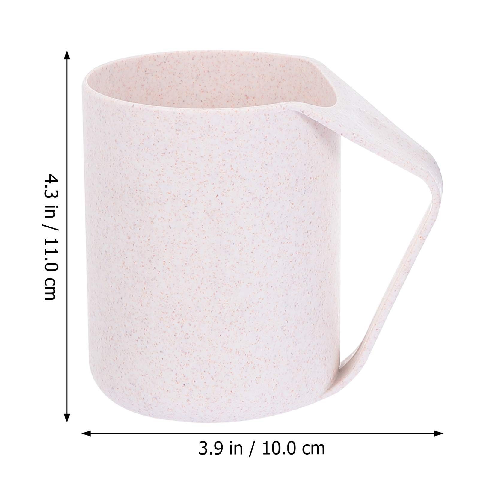 Hemoton 2-Pack Wheat Straw Drinking Glasses - BPA-Free Plastic Cups with Lids & Straws for Kids, Travel, Home, Office | Dishwasher Safe Reusable Tumblers for Juice, Tea, Coffee, Smoothies | Eco-Friendly Alternative to Plastic Cups