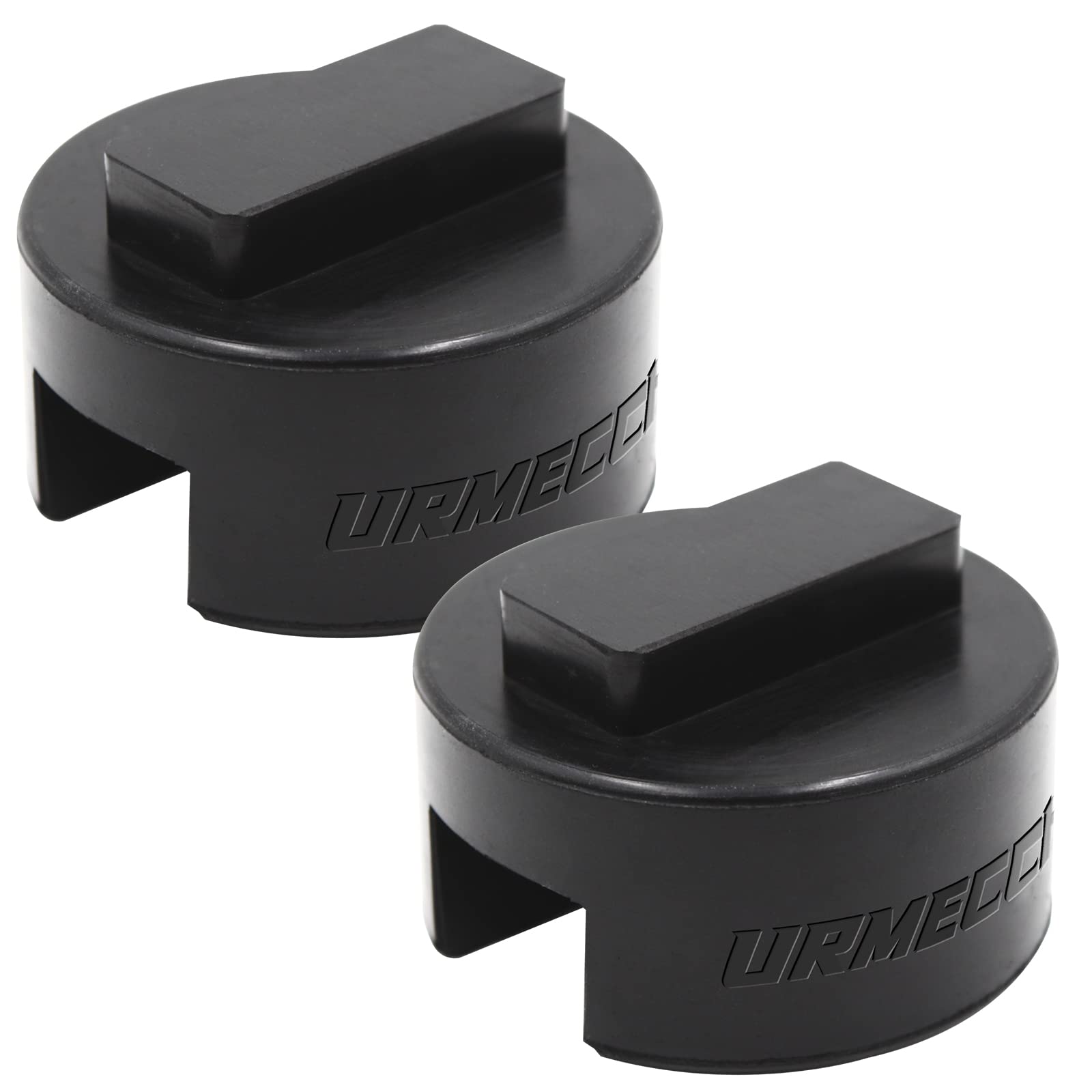 Universal Jack Pad for BMW and Mini - Slotted Rubber Jack Pad, Square Polyurethane Frame Rail Protector, Jack Stand Adapter (2 Pack) - Perfect for Car Lifting, Maintenance, and DIY Repairs