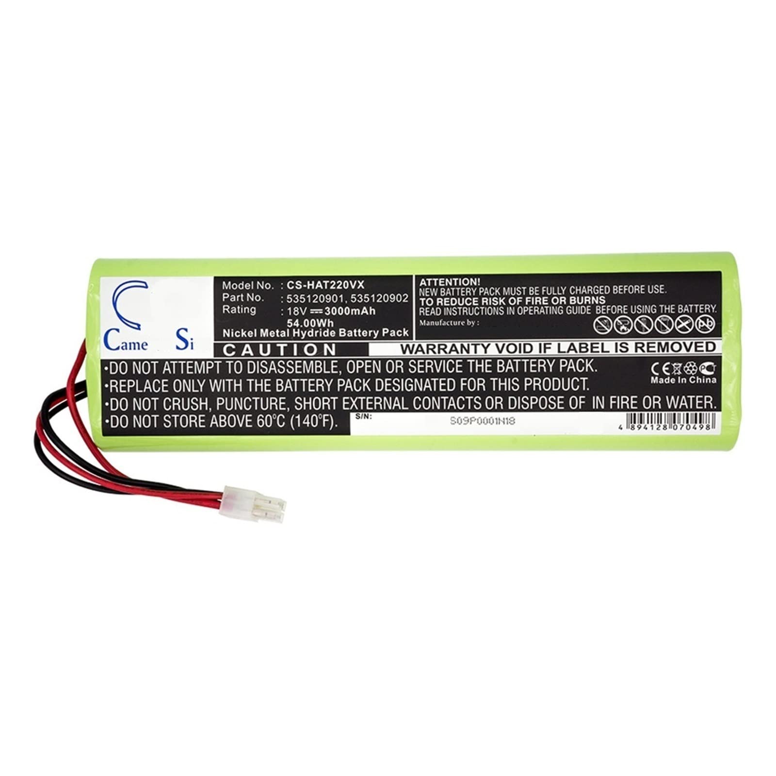 OZATIL Vacuum Cleaner Replacement Batteries for Husqvarna 260ACX 220AC 230ACX Sweepers - Green | Compatible with Husqvarna Lawn Sweepers | Perfect for Yard Cleaning & Outdoor Maintenance