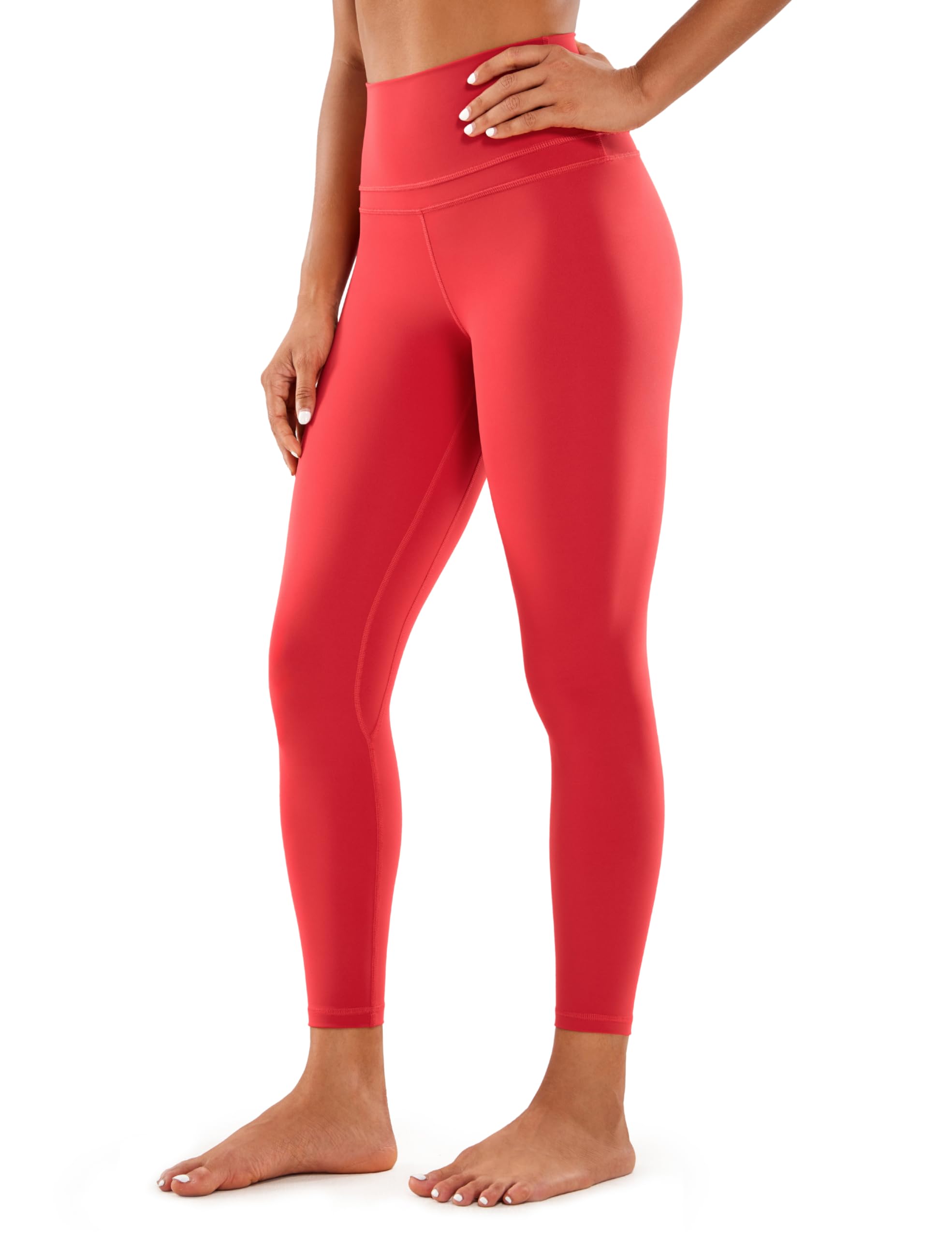 CRZ YOGA High Waisted Workout Leggings for Women - Naked Feeling 7/8 Length Yoga Pants - Perfect for Gym, Running & Everyday Wear