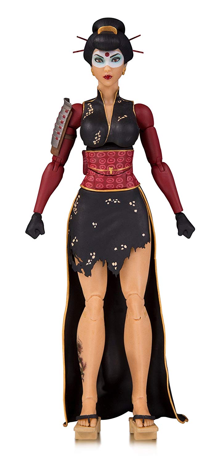 DC Comics Designer Series Bombshells Katana Action Figure by Ant Lucia - Collectible Statue for Superhero Fans & Home Decor