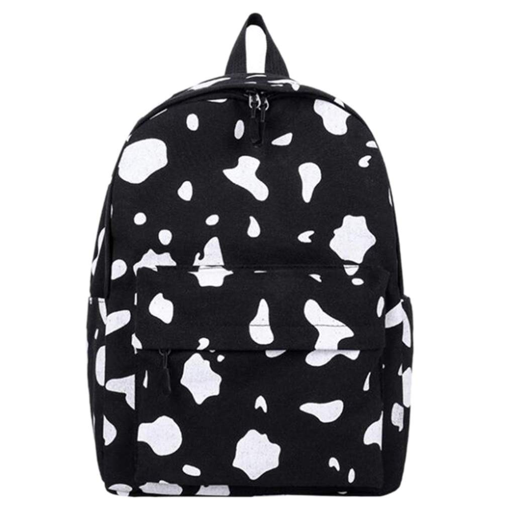 Cow Print Backpack for Teens - Large Capacity School & Travel Bag for Outdoor Adventures