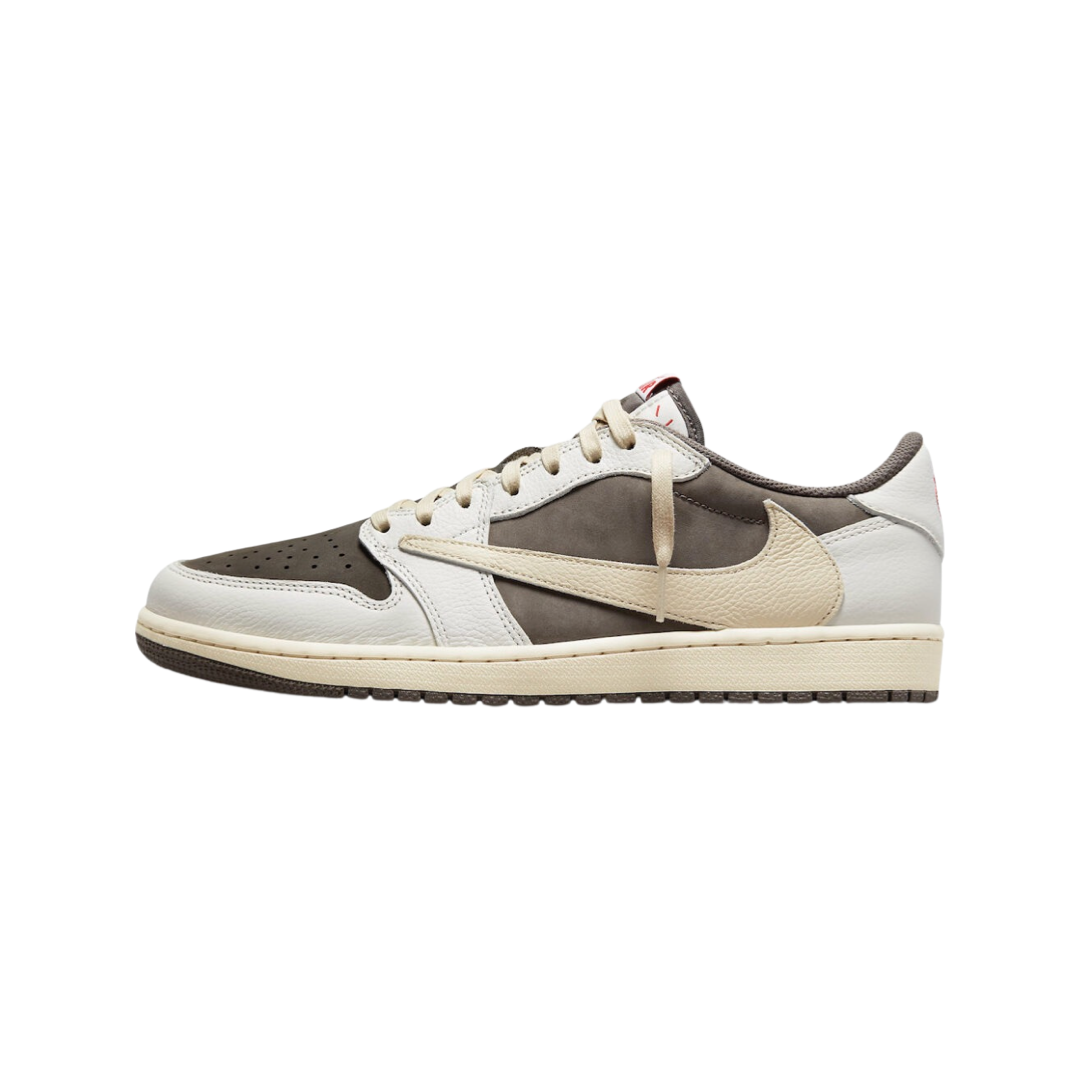 Air Jordan 1 x Travis Scott Retro Low OG SP Reverse Mocha Sneakers - Limited Edition Collaboration Shoes for Men - Perfect for Streetwear, Sneaker Collecting & Casual Fashion