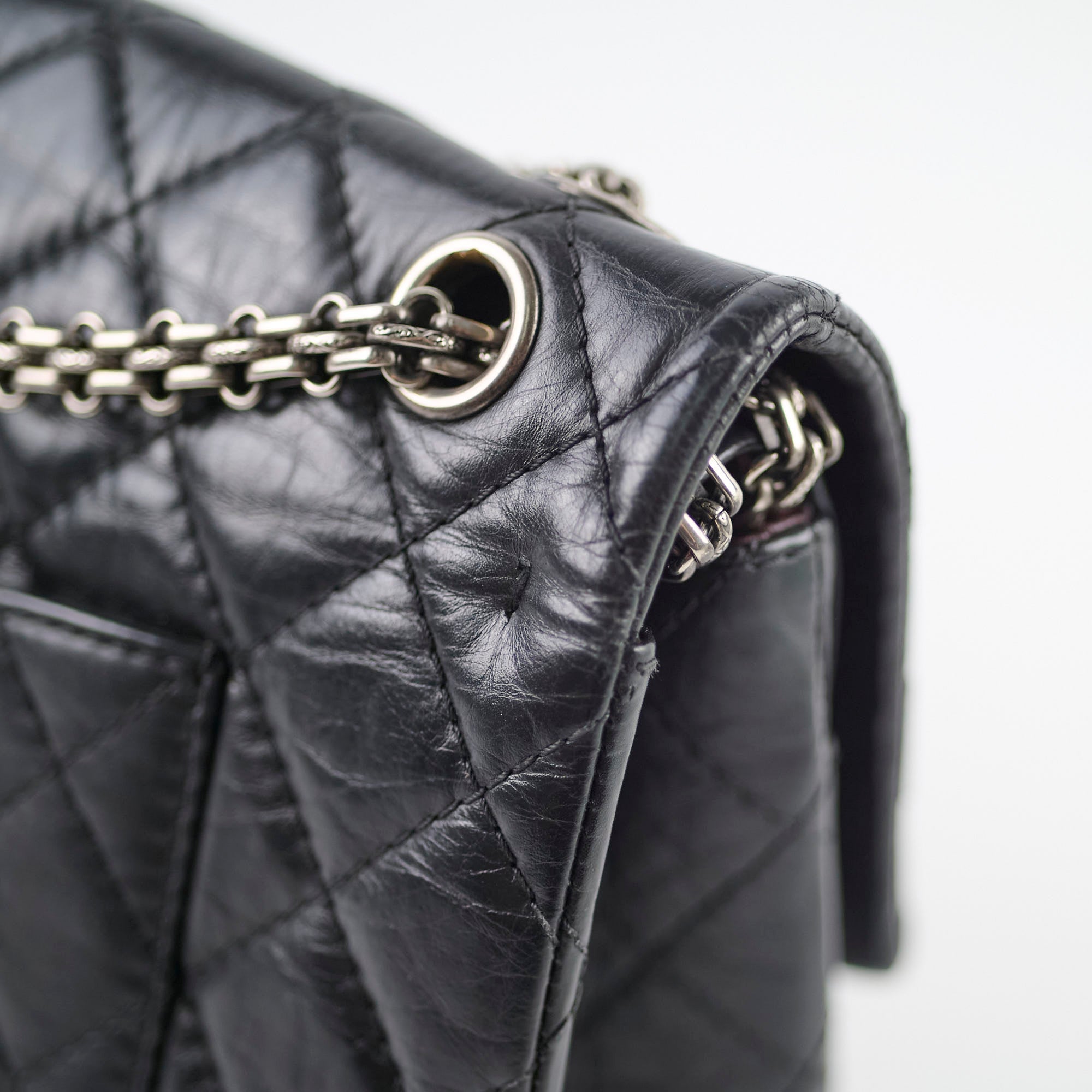 Chanel Reissue 226 Black Leather Flap Bag - Luxury Designer Handbag for Women | Perfect for Work, Evening Events & Special Occasions