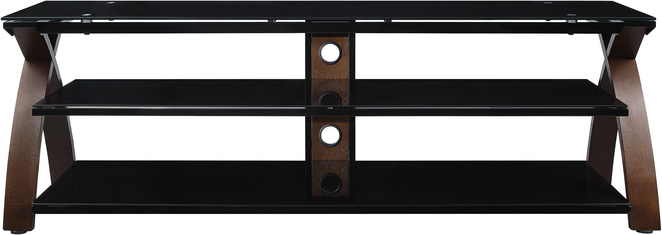 Office Star Timber 67 TV Stand with Storage Shelf - 67 Inch Modern Entertainment Center for Living Room, Bedroom & Home Theater [TIM67]