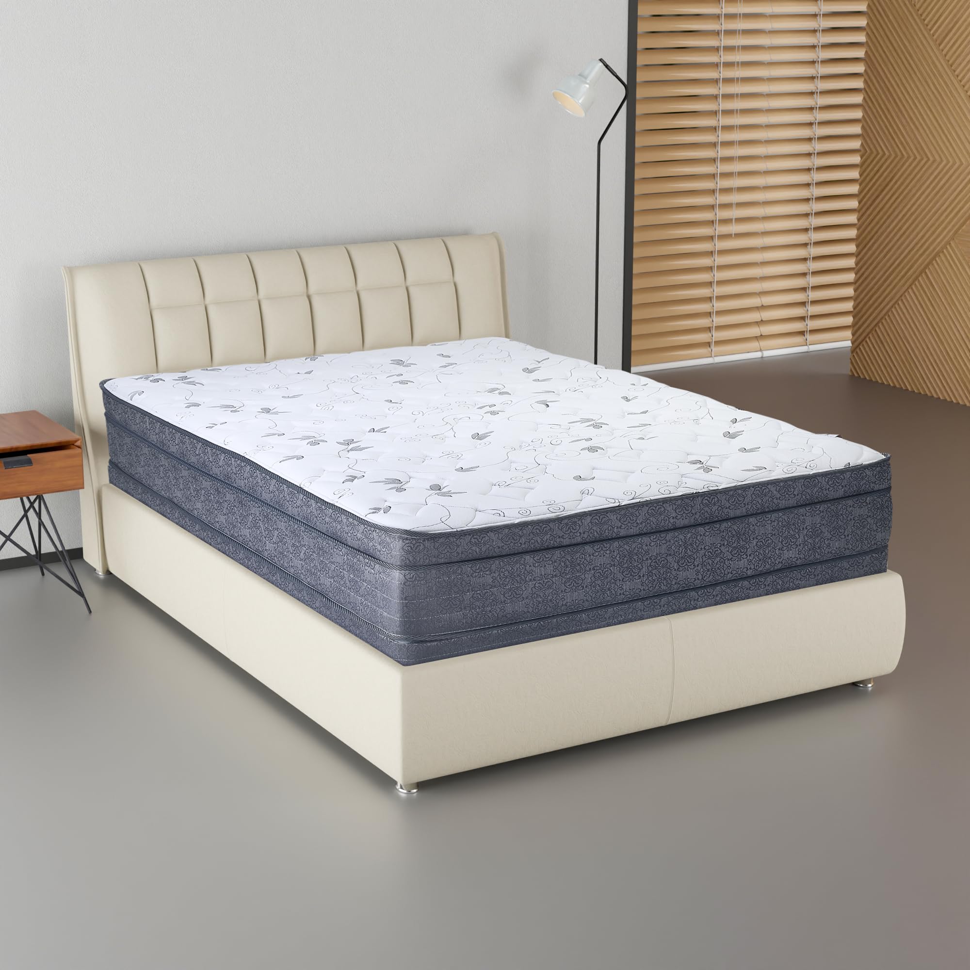 13-Inch Extra Firm Foam Encased Eurotop Hybrid Mattress with 8