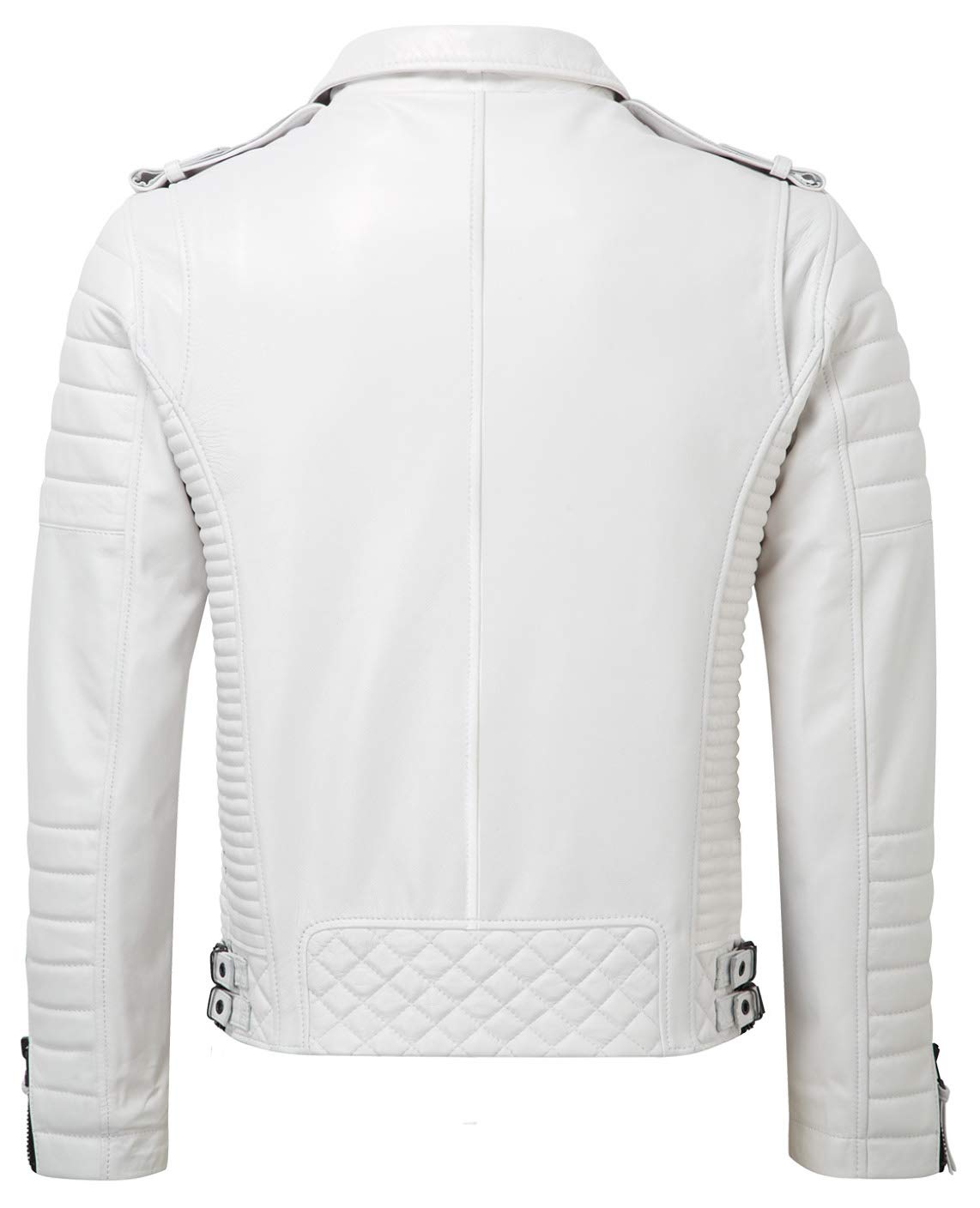 Genuine Lambskin Leather Jacket for Men - Motorcycle Biker Jacket BN 102 | Premium Quality, Comfortable & Stylish | Perfect for Riding, Casual Wear & Outdoor Adventures