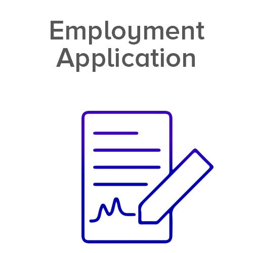 Employment Application Form Template - Printable & Editable PDF for Job Seekers & Hiring Managers | Perfect for Small Businesses, HR Departments & Career Fairs
