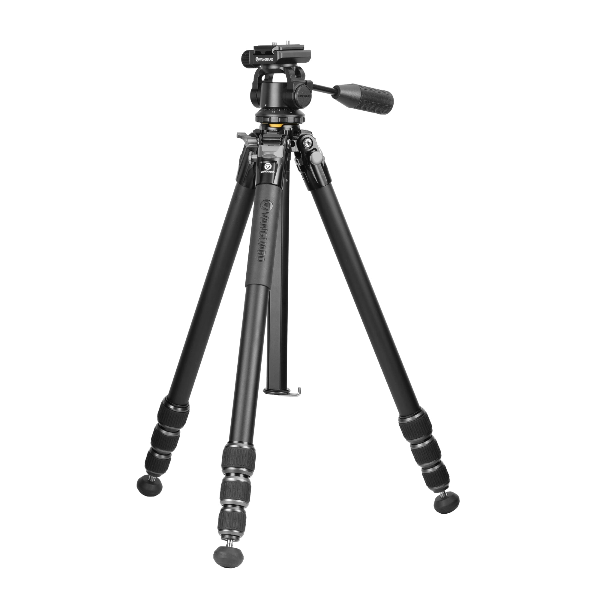VEO 5 234AO26 Aluminum Tripod with Pan Head - Heavy Duty Outdoor Tripod for Scopes, Binoculars, Cameras & Spotting Scopes - Perfect for Hunting, Bird Watching & Outdoor Photography