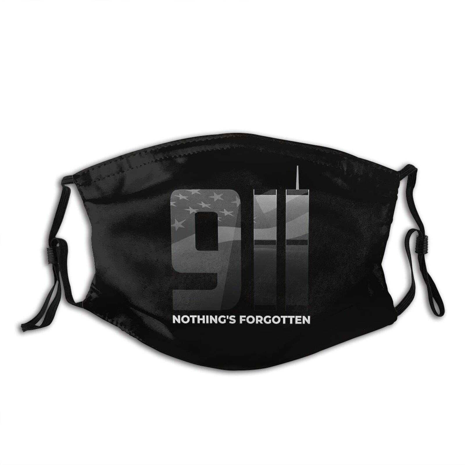 911 Memorial Bandana Mask - Adjustable & Washable for Adults & Teens - Outdoor & Travel Use